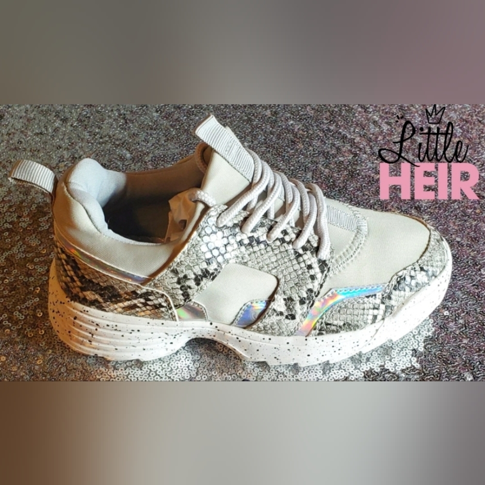 Snake-skin tennies